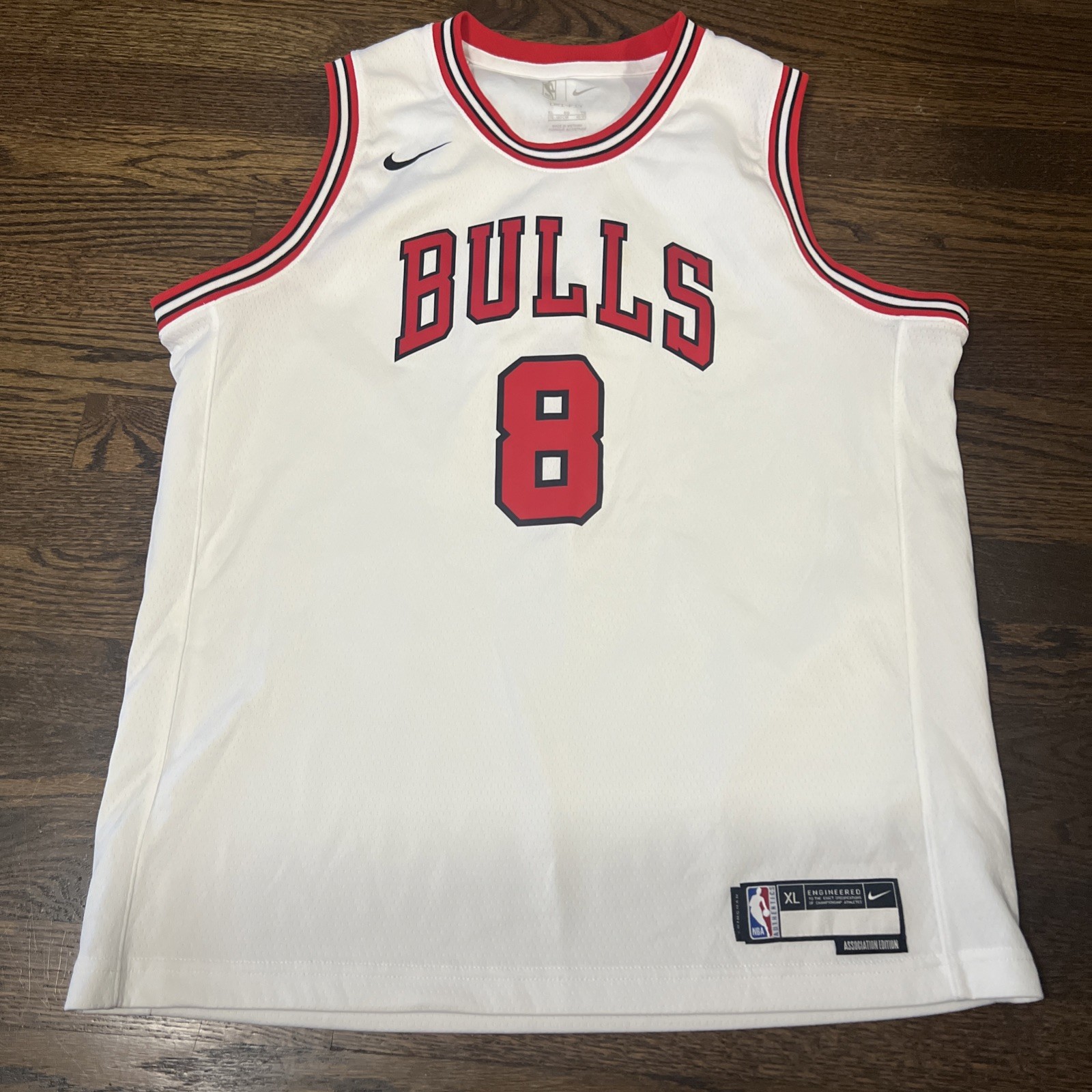 Nike Swingman NBA Chicago Bulls Zach LaVine #8 Basketball Jersey Adults Sz XL
