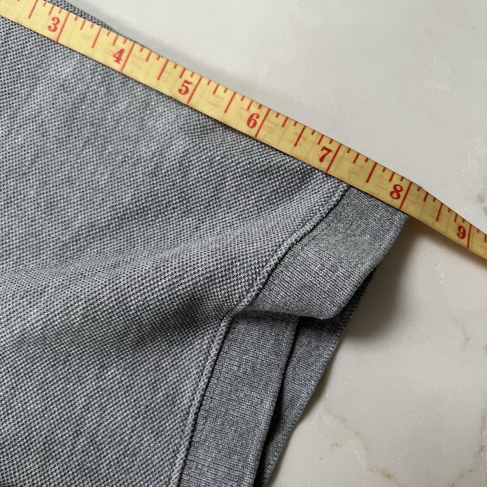 Nike Men’s Polo Shirt Top Short Sleeve Grey Medium M See Pics
