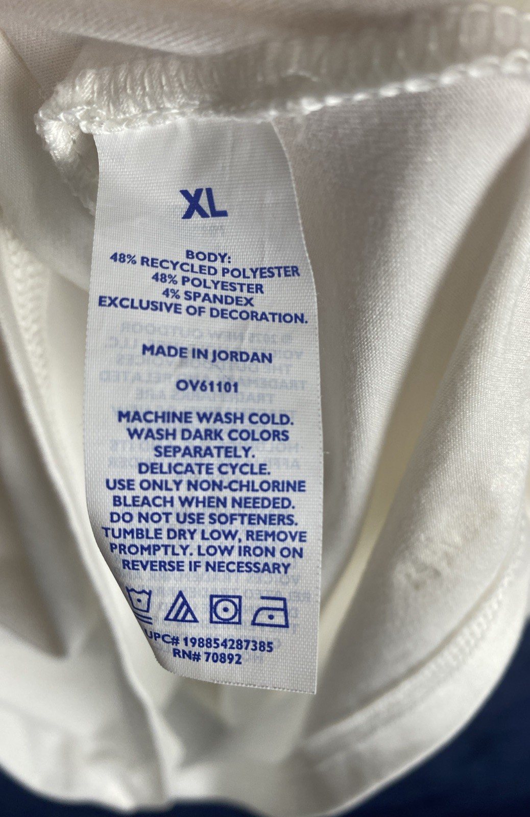 Outdoor Voices Men’s XL Soft White T Shirt Round Neck Comfort Fit