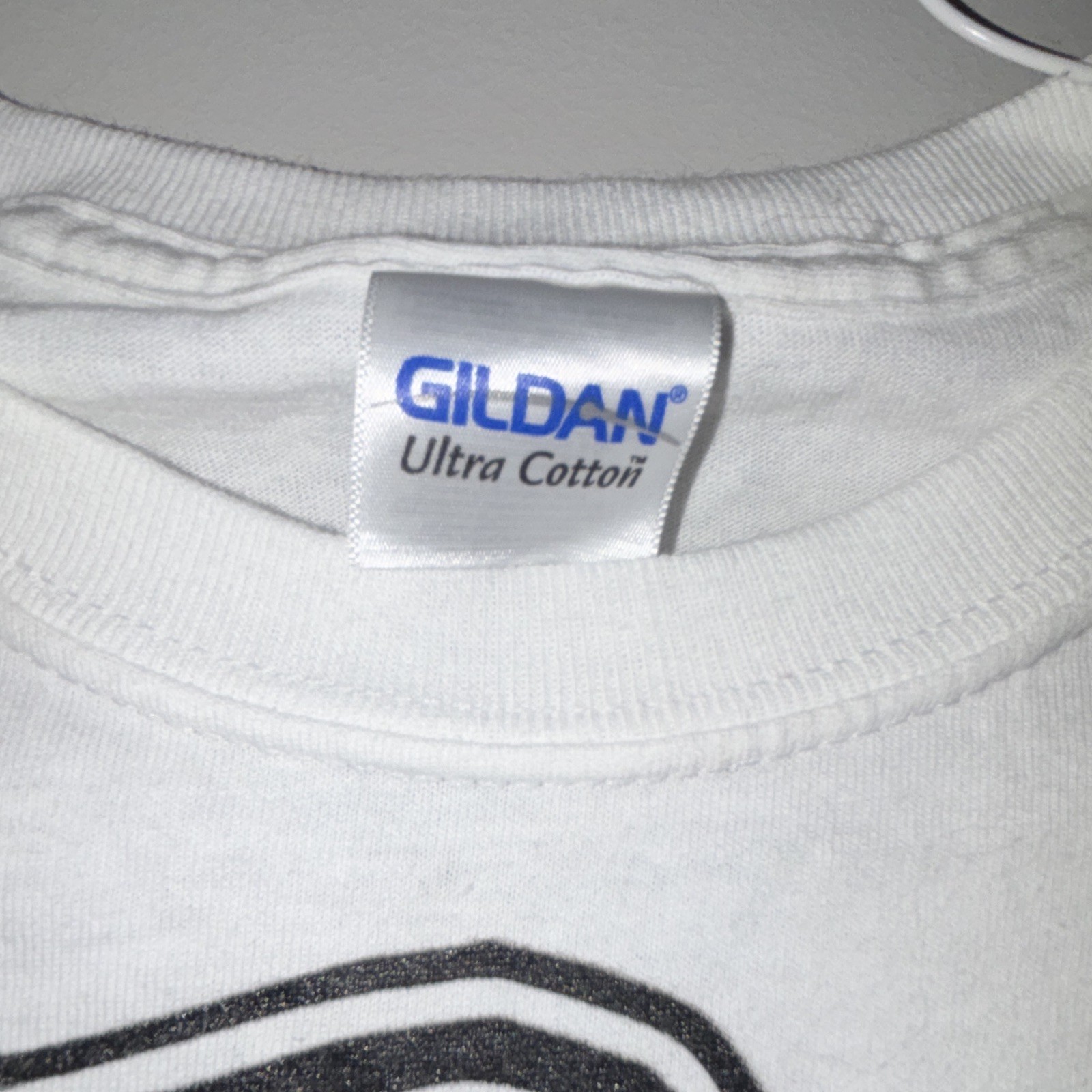Gildan Ultra Cotton Men’s S White Cotton Thug Mormon Graphic Crew Neck Tee