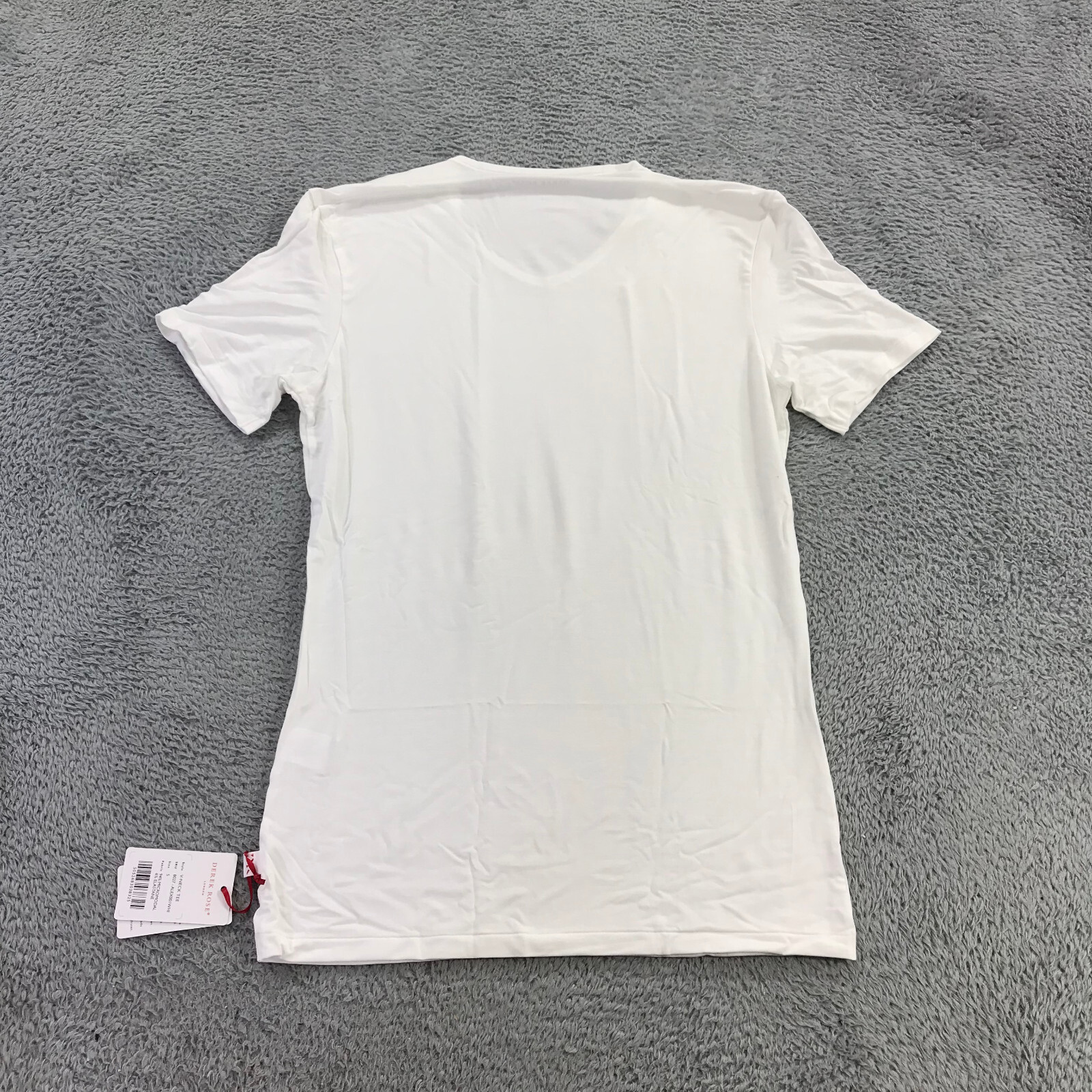 Derek Rose Shirt Mens Small London T-Shirt $ 115 Micro Modal Stretch V Neck
