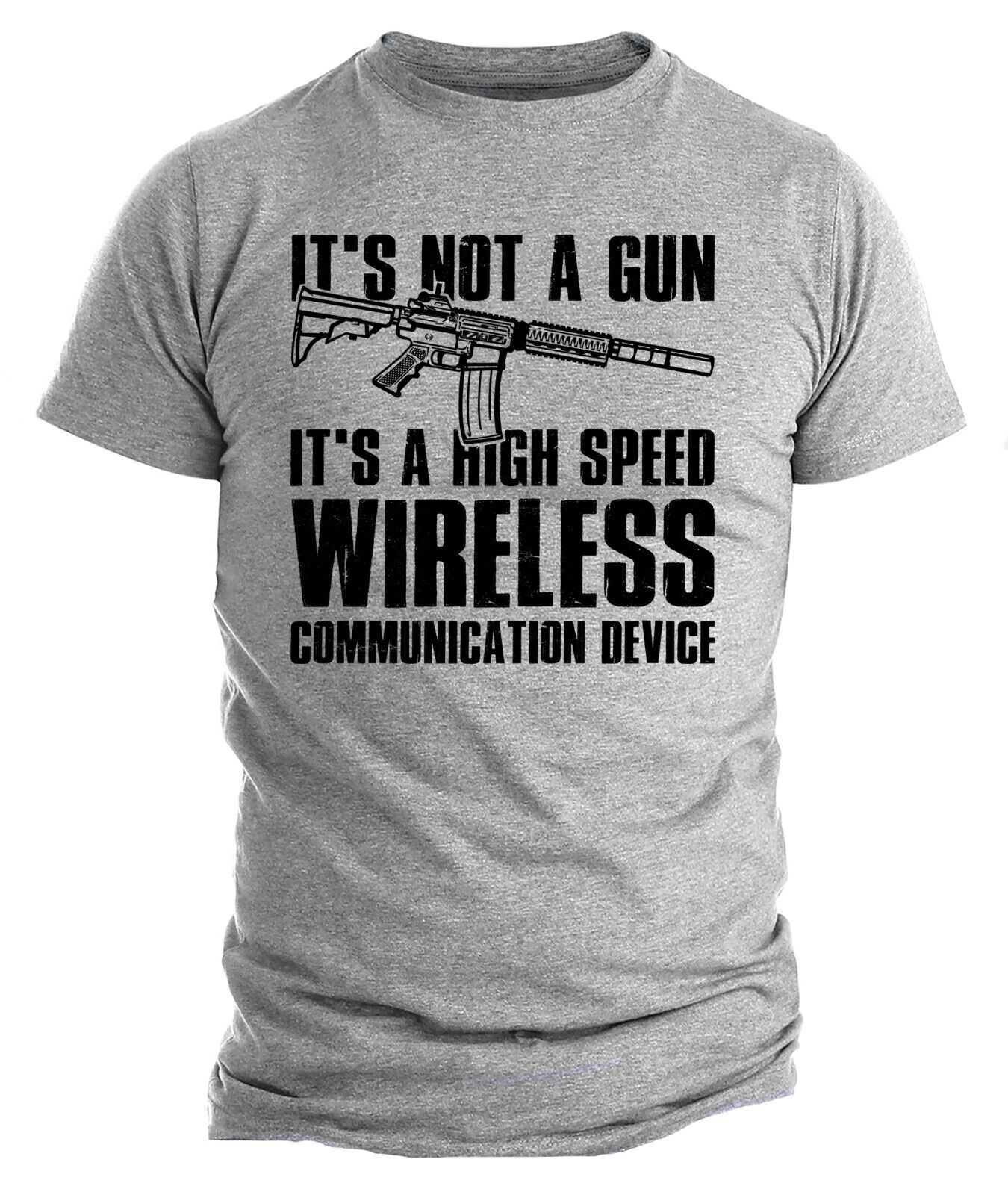 Mens Pro Gun 2nd Amendment USA T-Shirt It’s Not A Gun Patriotic Shirts for Men