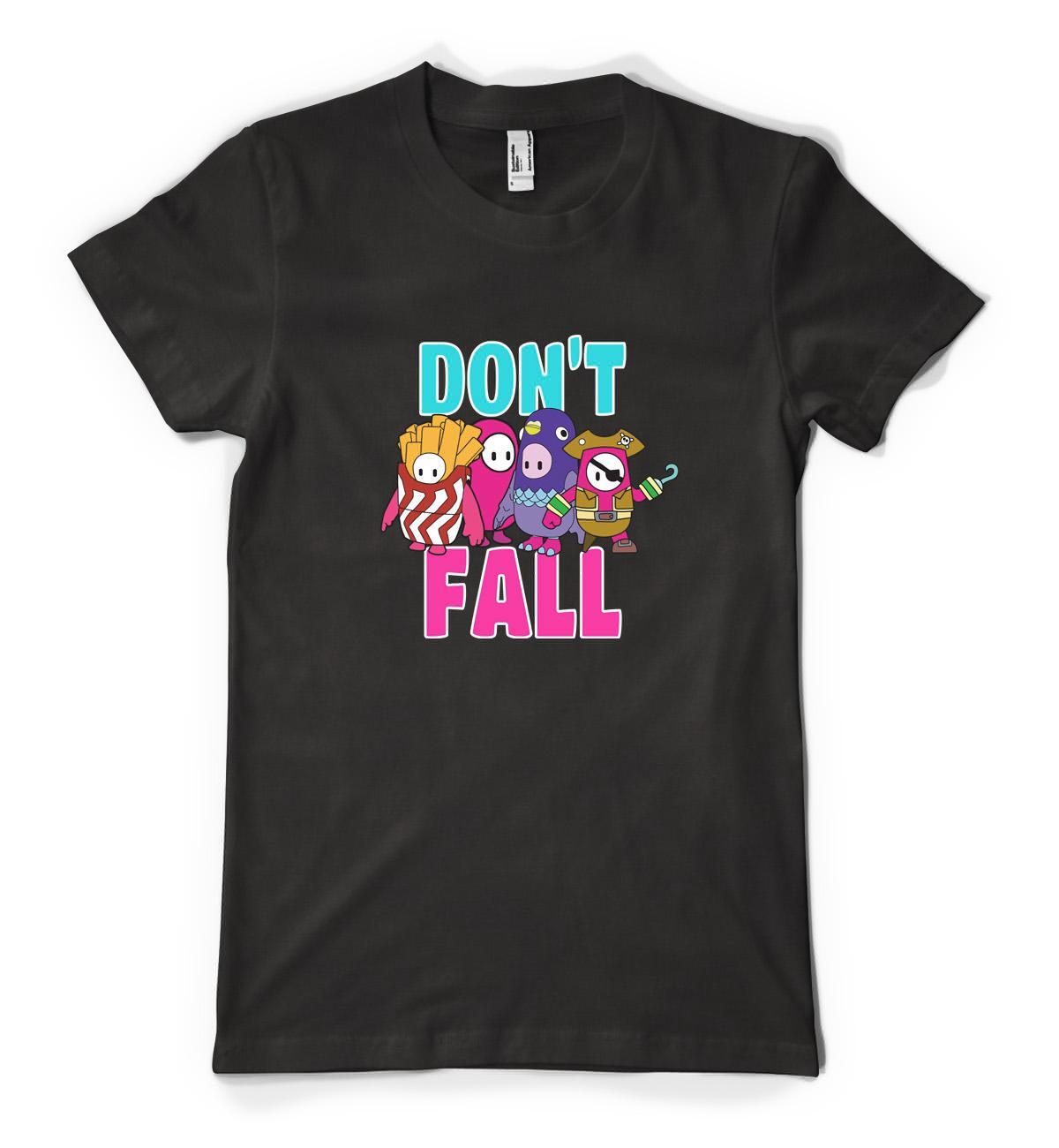 Don’t Fall Fallen Guys Gaming Personalised Unisex Adult T Shirt