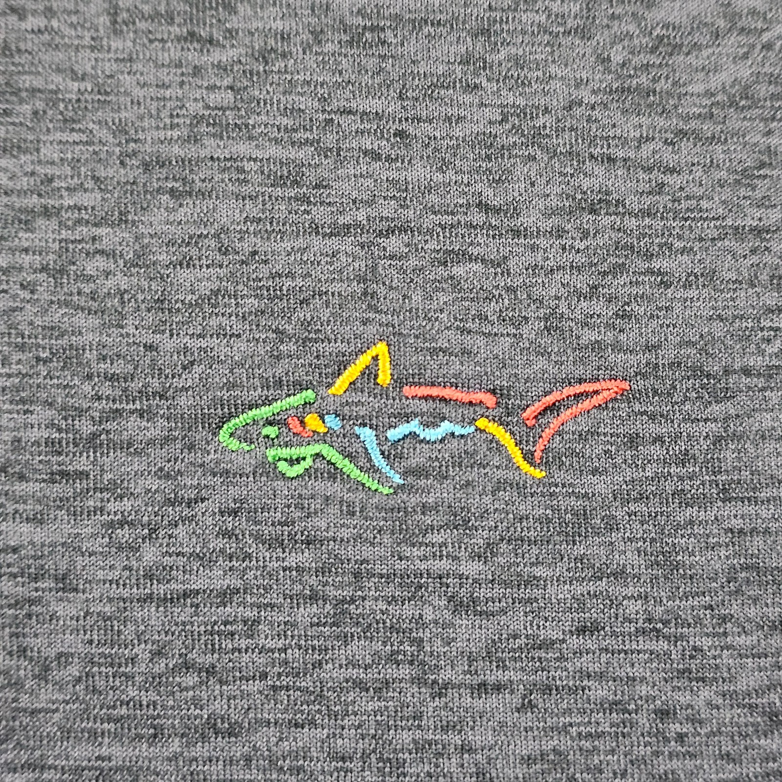 Greg Norman Blue Long Sleeve 1/4 Zip Collared Performance T-Shirt Men’s xL