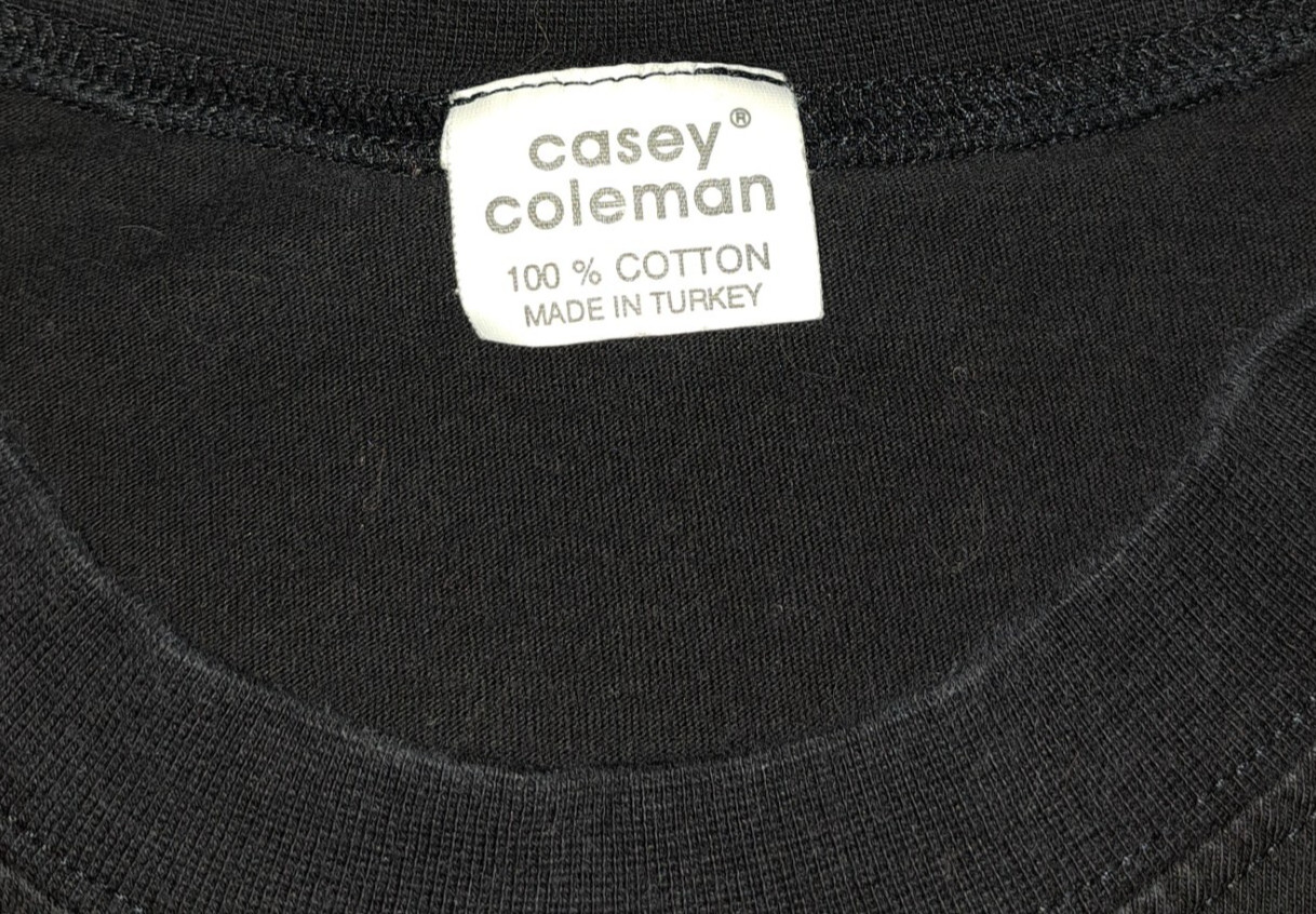 Casey Coleman Embroidered Musical Instruments T Shirt XL