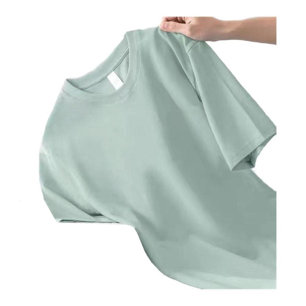 Men’s Polyester Spandex Short Sleeve T-Shirt Crew Neck Casual Regular Top