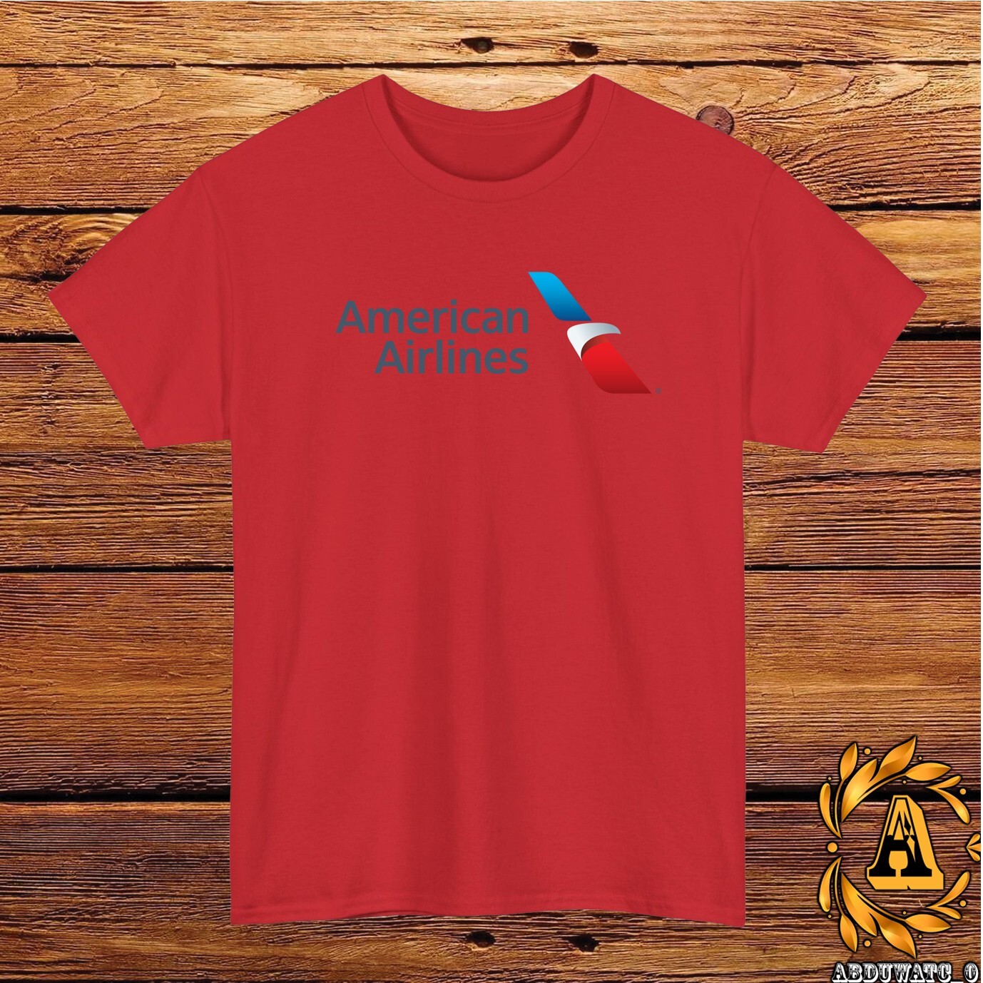 American Airlines Logo T-Shirt Black/Grey/White/Navy/Red/Light Blue S-5XL