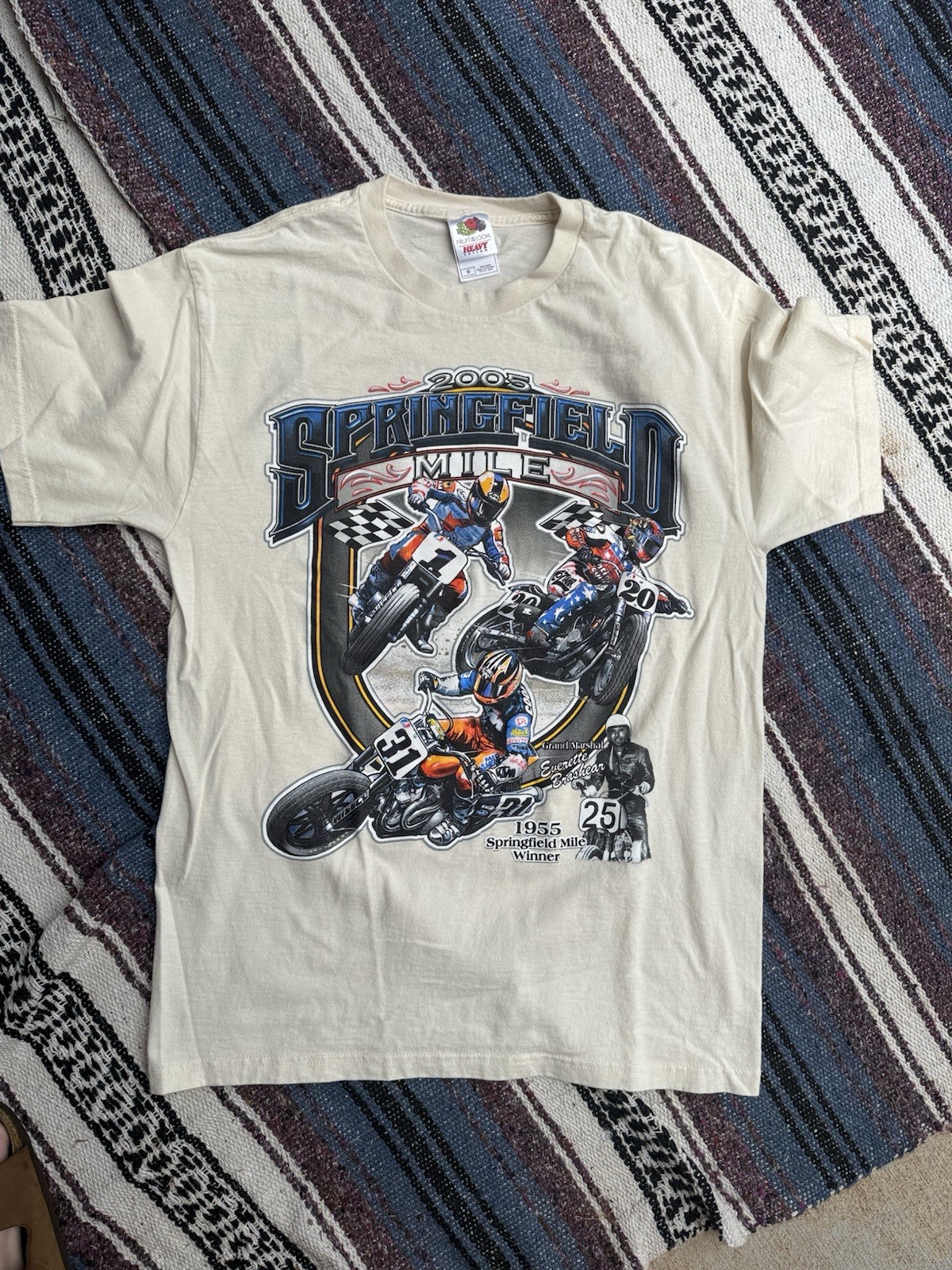 2005 Springfield Mile AMA Motorcycle Dirt Track Race T Shirt Medium EUC