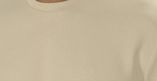 New With Tag! Calvin Klein Men’s Micro Waffle T-Shirt,Black,Blue, Tan