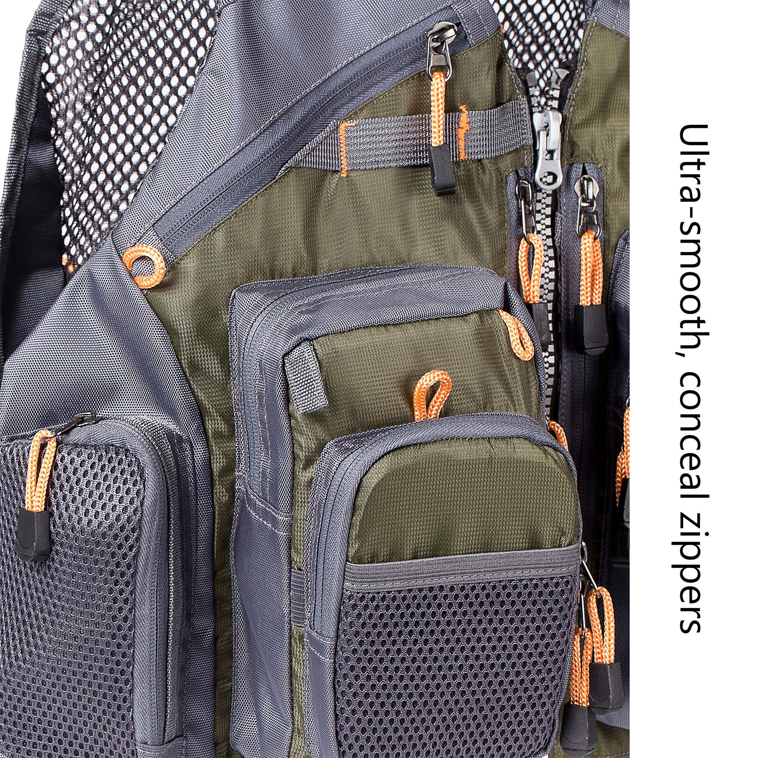 Strap Fishing Vest Adjustable For Men And Women For Fly Bass Fishing And Outdoor