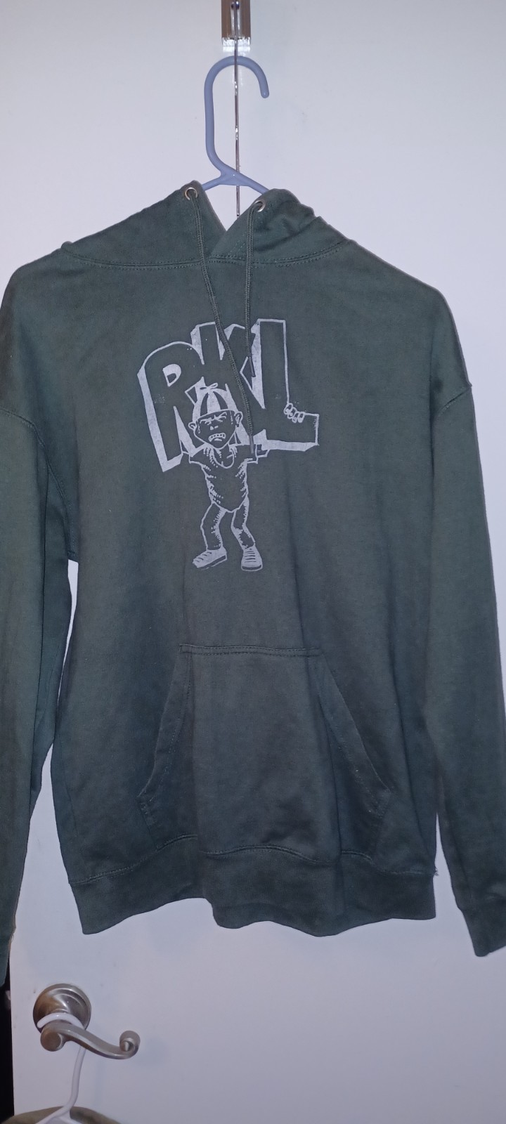 RKL Rich Kids on LSD Hoodie Green M Punk Epitaph
