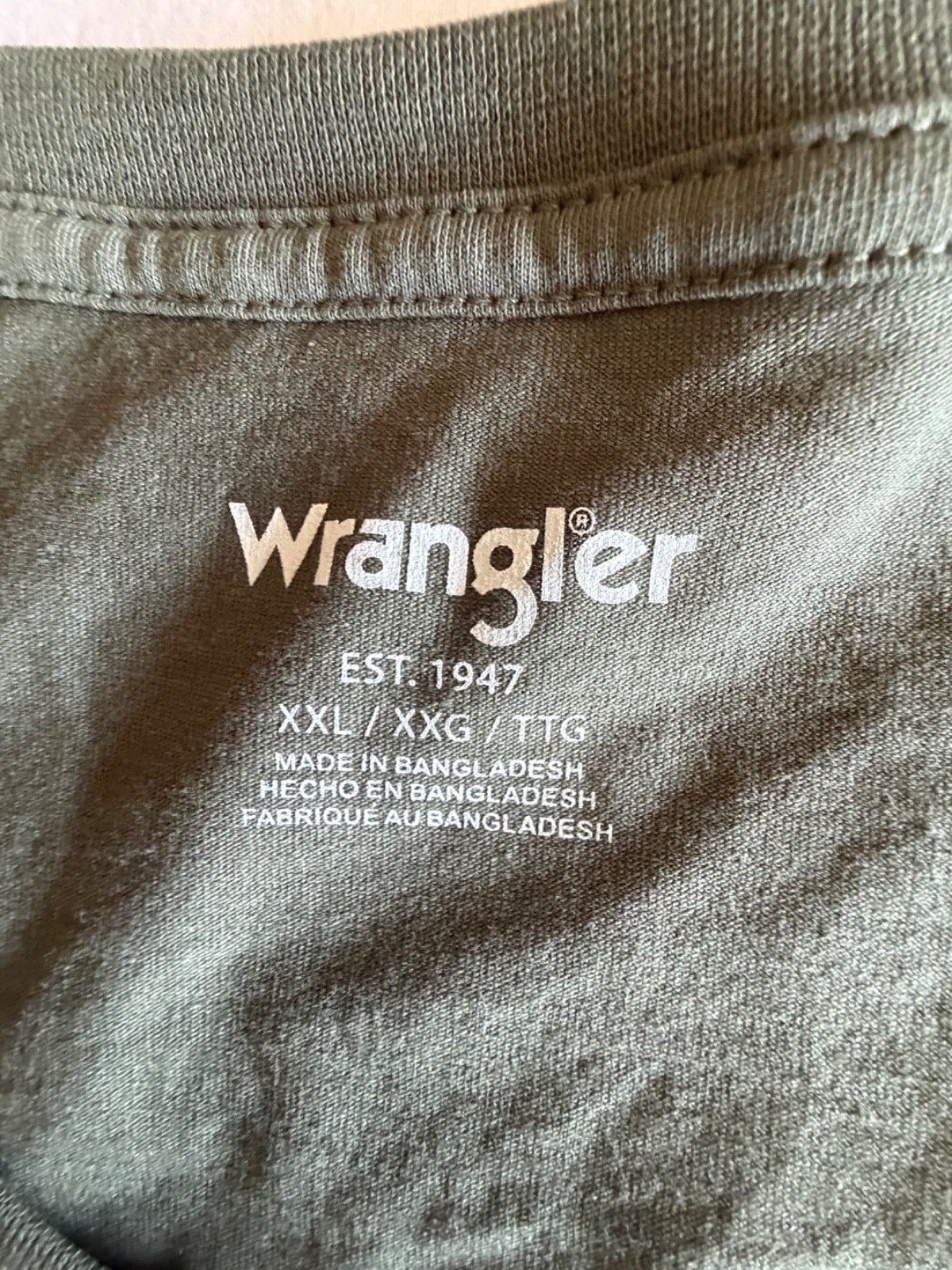 Wrangler 2XL green Country Club Old Truck T Shirt Brand New