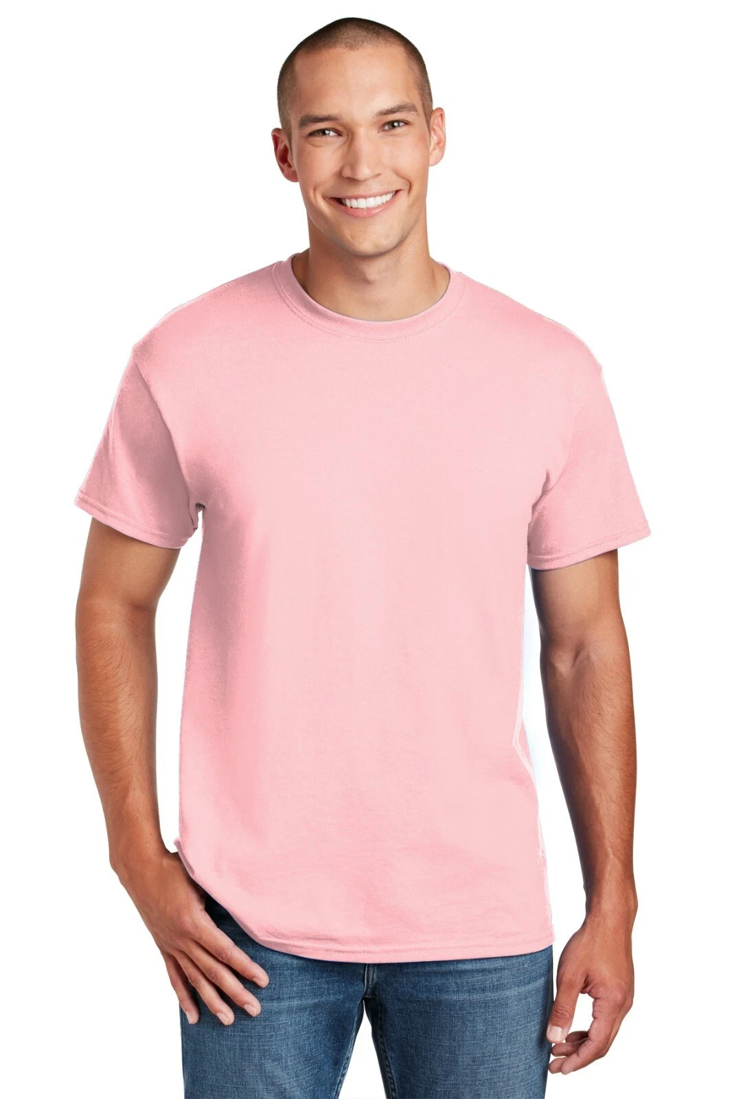 Gildan G800 Mens 50/50 USA Cotton/Polyester T-Shirt Short Sleeves Plain T Shirt