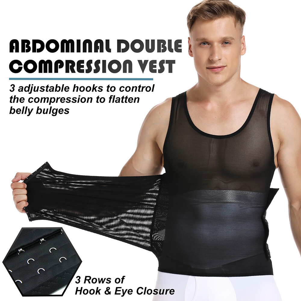 Fajas Para Hombres Faja Reductora De Hombre Men Shapewear Tummy Control T-shirt