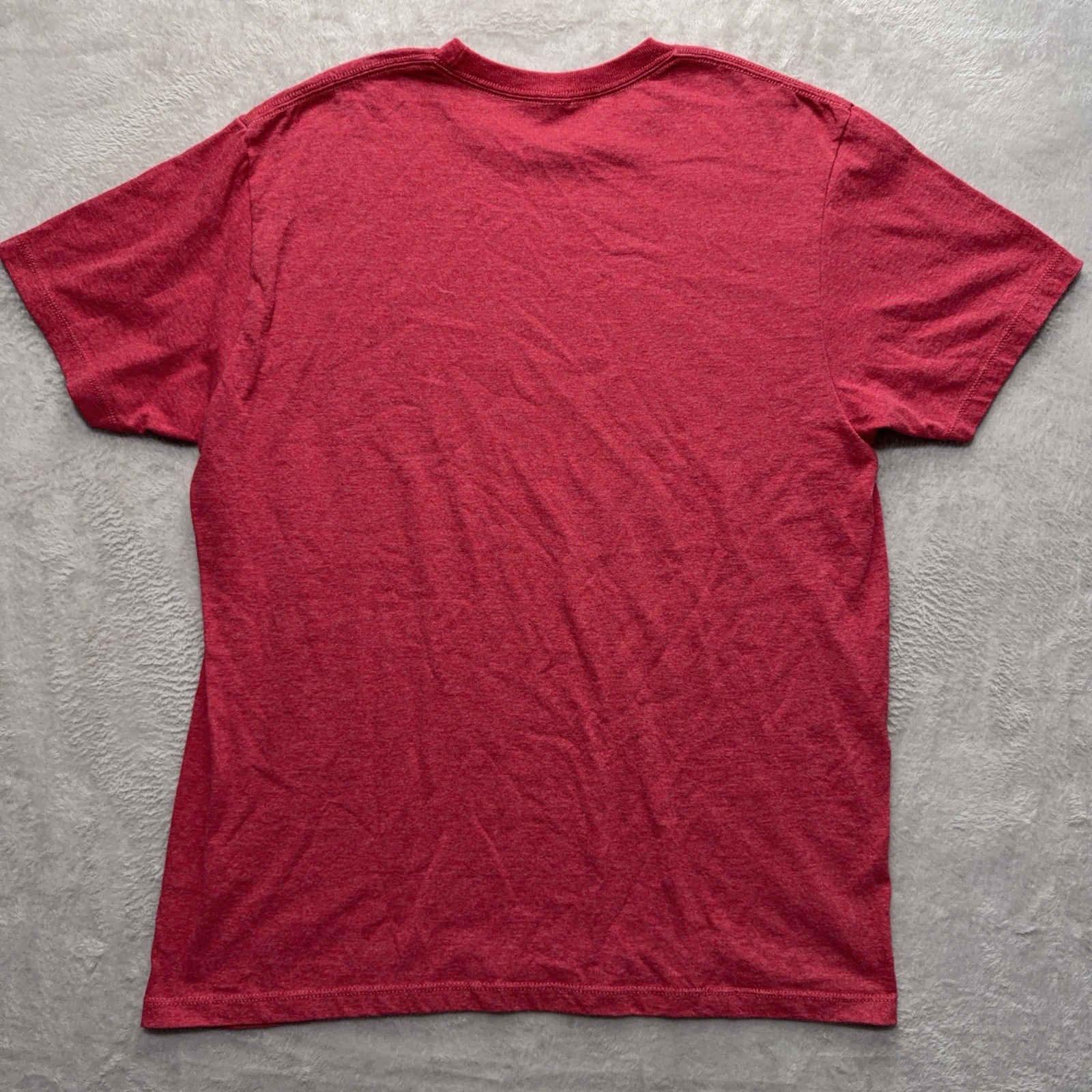 Vintage Mv Sport Mens T-Shirt L Heather Red Texas Tech University Collegiate