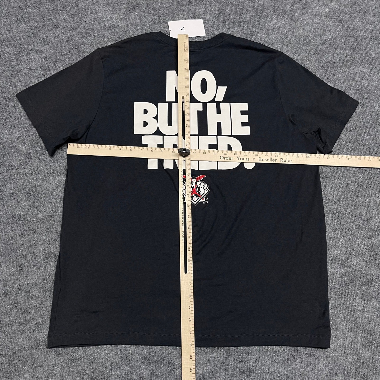 Jordan Shirt Mens XL Black Graphic Michael Jordan The Greatest Baseball Player