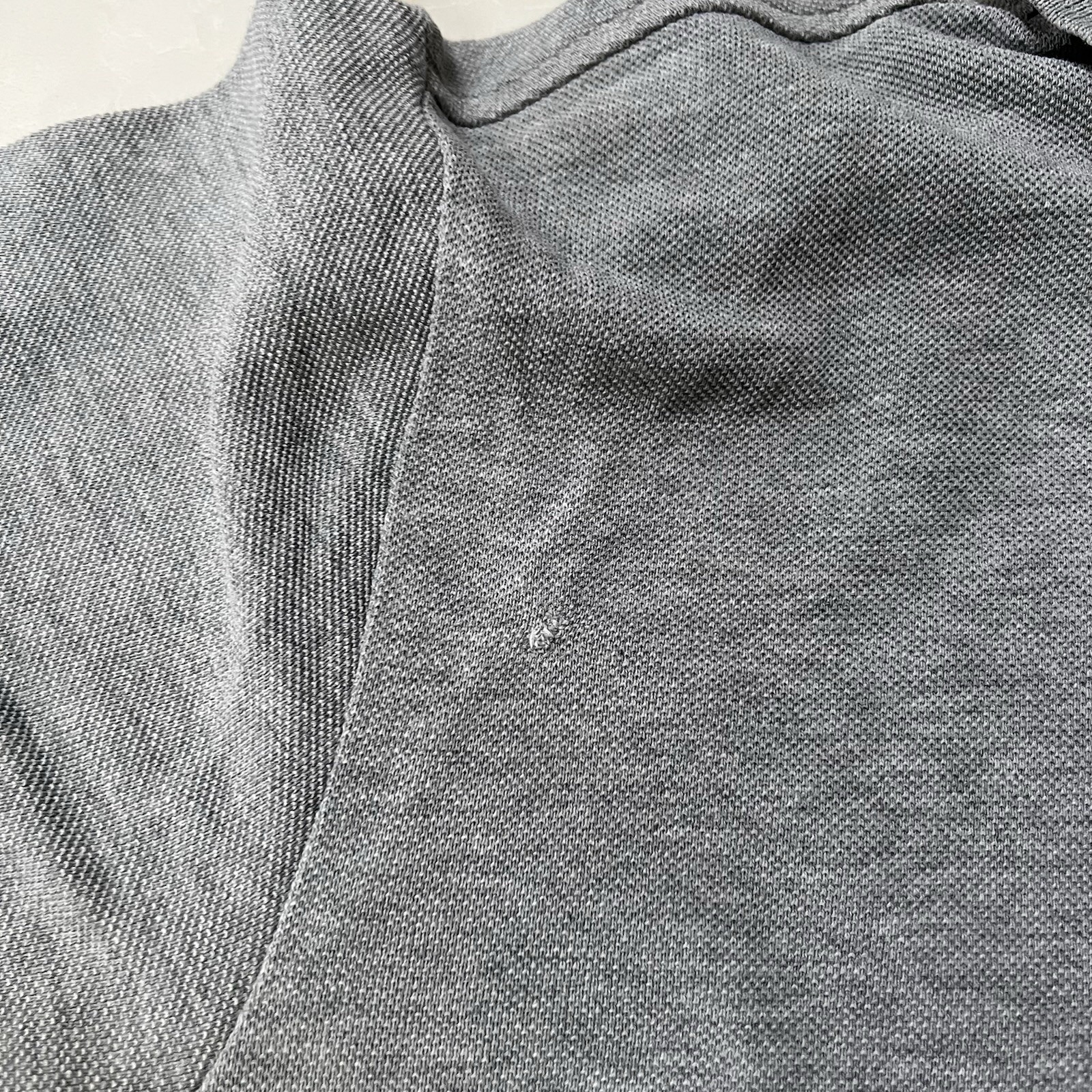 Nike Men’s Polo Shirt Top Short Sleeve Grey Medium M See Pics