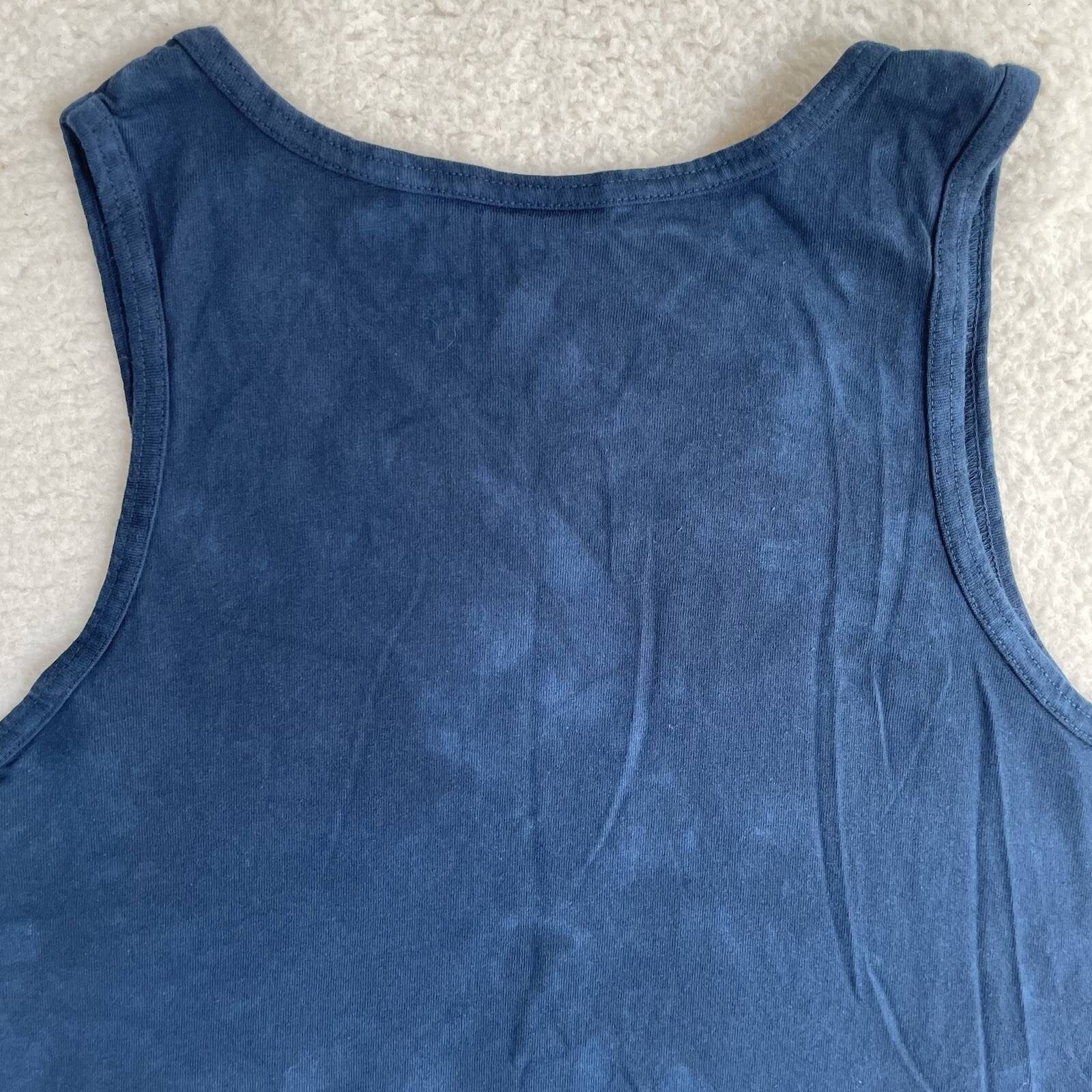 VTG The Mountain Dragon Shirt Mens Medium Tank Top Blue Skulls Fantasy NEW