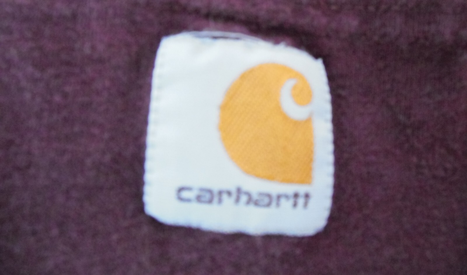 Men L Carhartt T-Shirt Short Sleeve Chest Pocket 100% Cotton Machine Wash