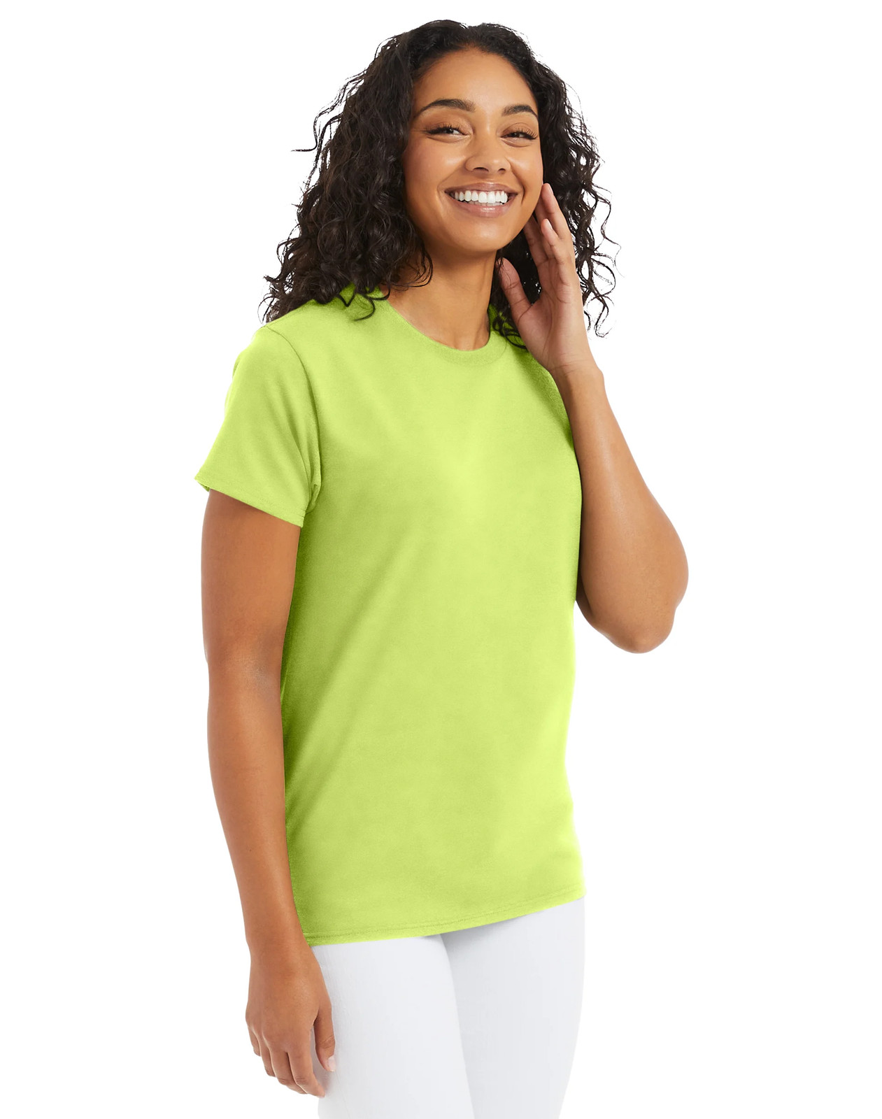 Hanes Mens T-Shirt Short Sleeve ComfortBlend EcoSmart Crewneck Plain Blank S-4XL