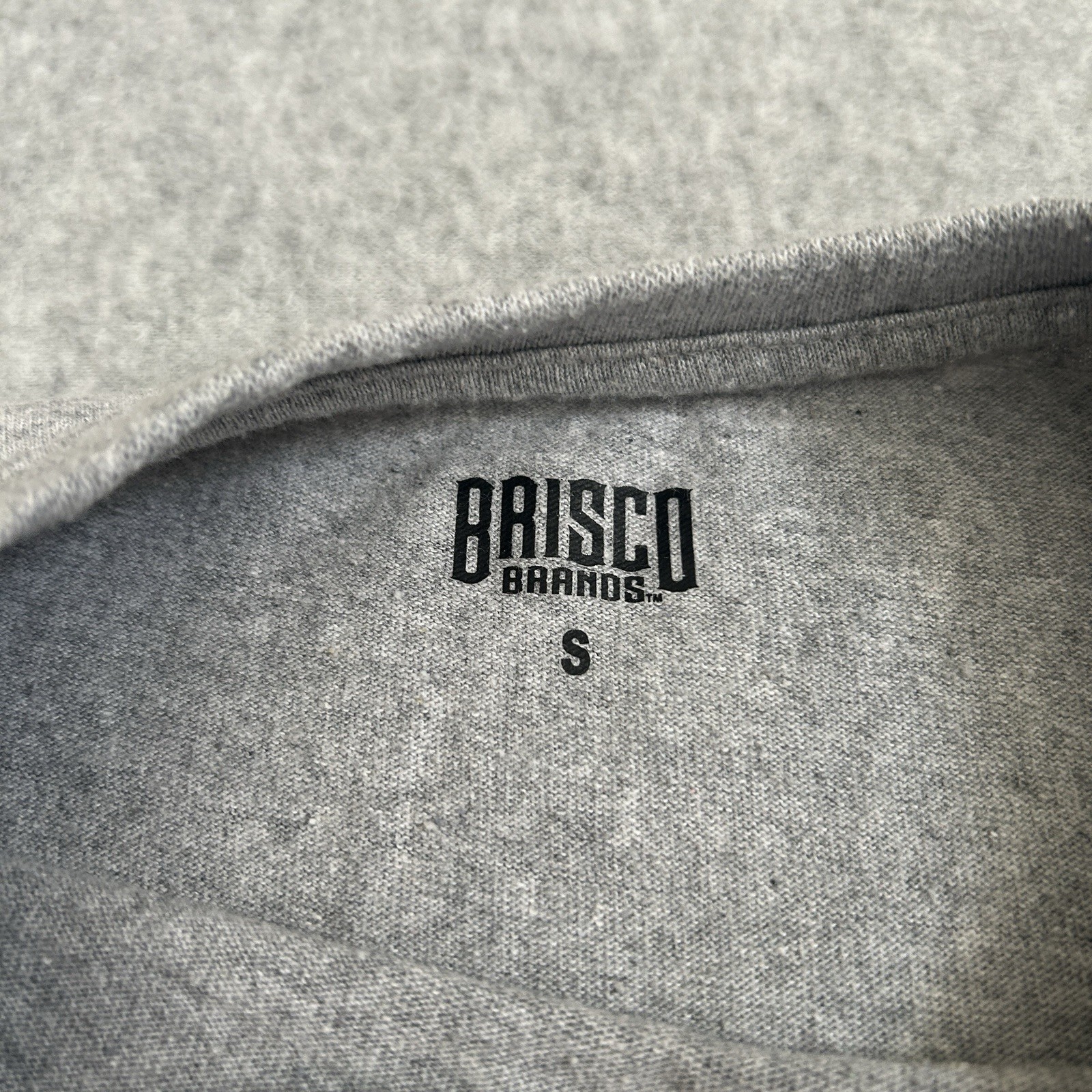Brisco Brands T-Shirt Men’s Small Gray Unathletic Department Graphic Tee Crew