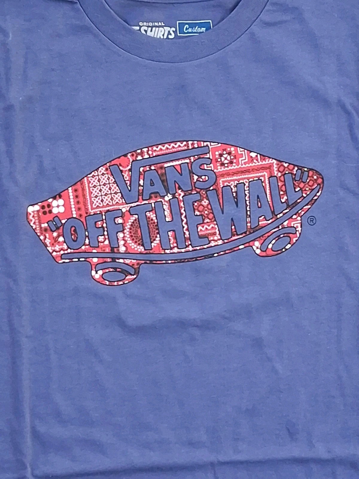 Vans Short Sleeve Shirt Mens Large Vans OTW Fill Classic Casual Graphic Print