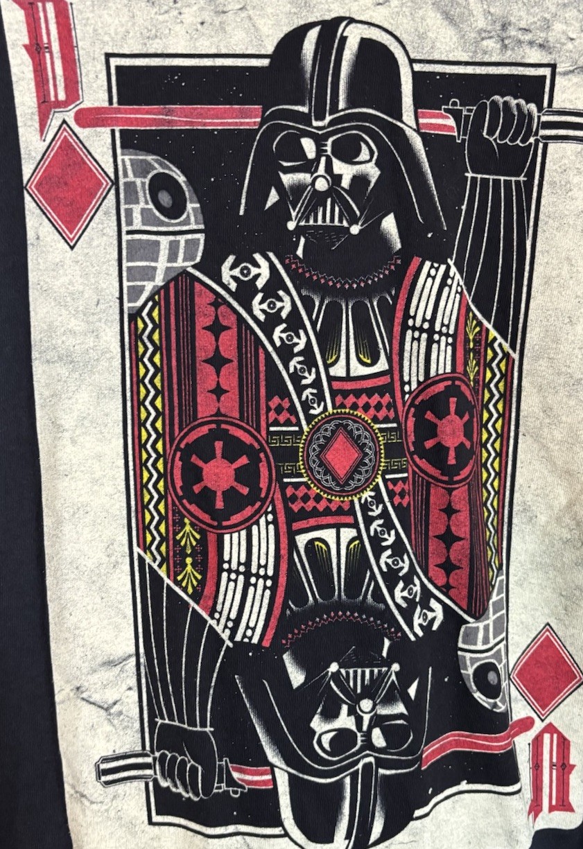Star Wars DARTH VADER Fifth Sun Diamond T-Shirt Sz. L