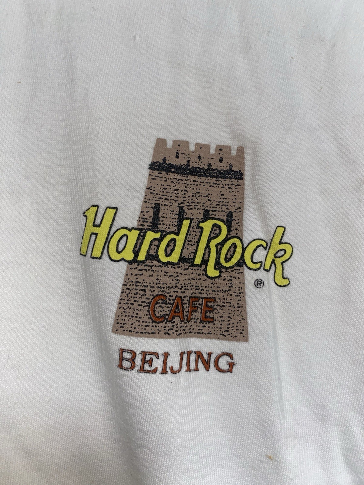 Vintage Hard Rock Cafe Beijing Great Wall Of China Shirt Size Large