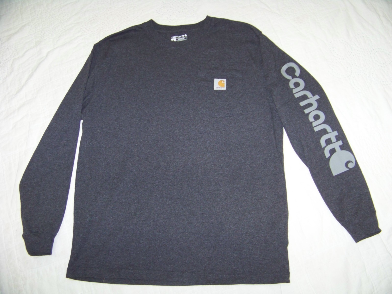 Men’s Carhartt LS T-shirt – 106 513 CRH – Size M – Loose Fit