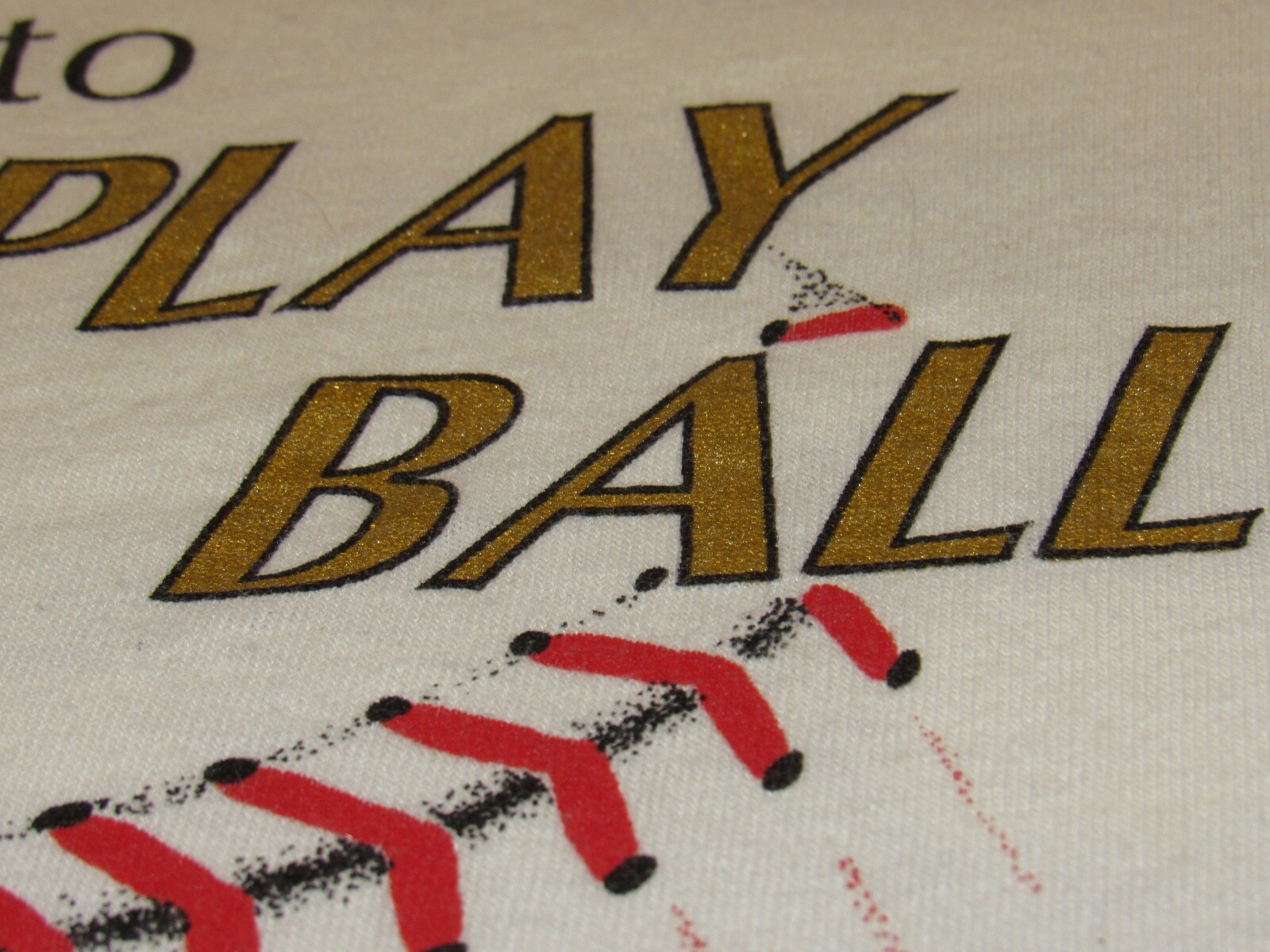 Vtg 1993 PHOENIX Baseball T-SHIRT Mens L Play Ball Hard Arizona 90s Funny Sports