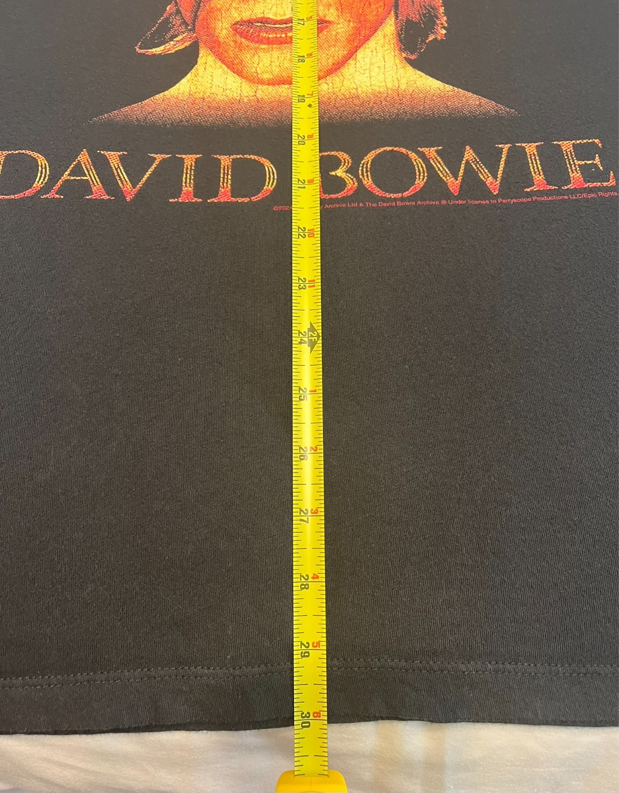 Old Navy David Bowie Aladdin Sane Men’s XXXL TALL Black T-Shirt