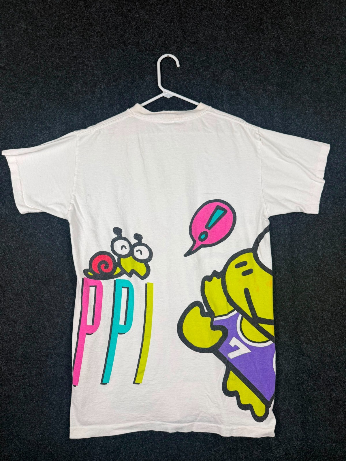 Vintage 1994 Sanrio Keroppi All Over Print T Shirt USA Single Stitch One Size
