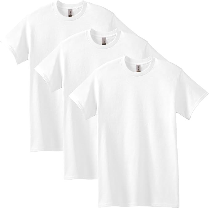 Gildan (3-pack) Solid Ultra/Heavy Cotton Short Sleeve Blank T-Shirt S-3XL