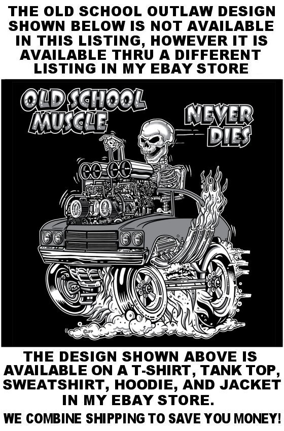 1966 1967 Hot Rod Muscle Car Outlaw Gasser Drag Race Cartoony Skeleton T-shirt
