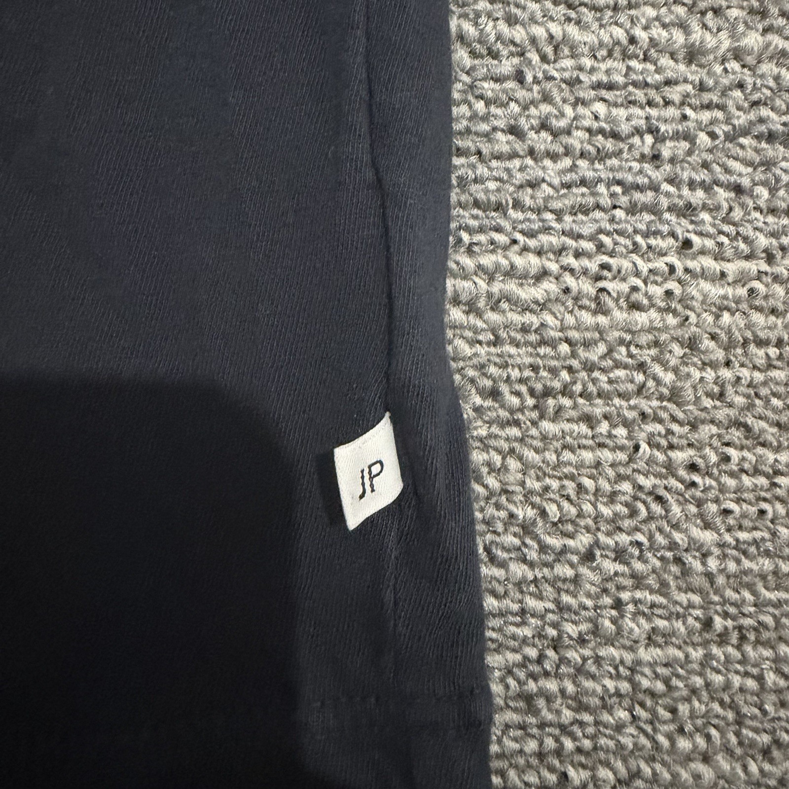 Standard James Perse Shirt Mens 3 Large Blue Cotton Long Sleeve Crew USA Made