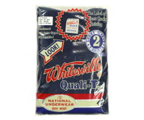 WHITESVILLE T-SHIRT WV73544 2-PACK Navy Toyo Size M Men