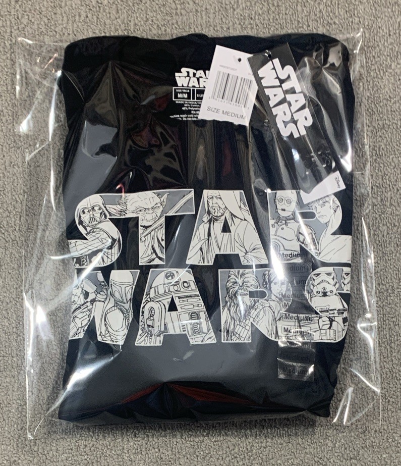 Star Wars Logo T-Shirt Men’s Size M – Character Graphics – Licensed – NEW
