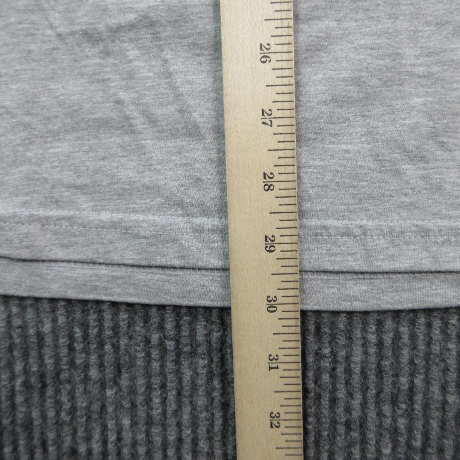 811 Day Texas Shirt Mens XL Gray Graphic Short Sleeve Tee Cotton Poly NWOT