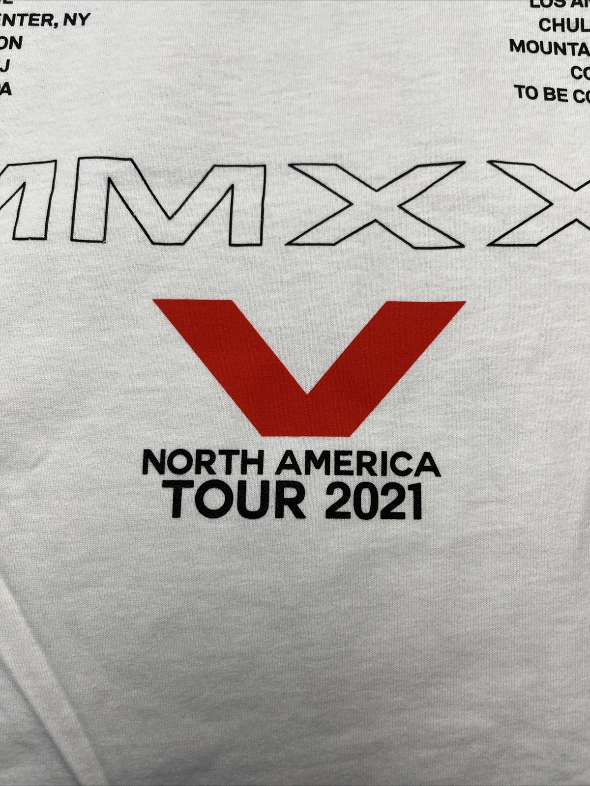 Maroon 5 North America Tour 2021 T-shirt Size XXL Adam Levine Concert Shirt