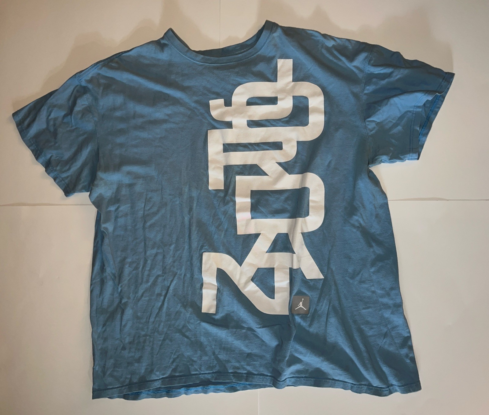 Vintage Air Jordan Nc Blue T-Shirt Basketball Print size XXXL 3x Brand