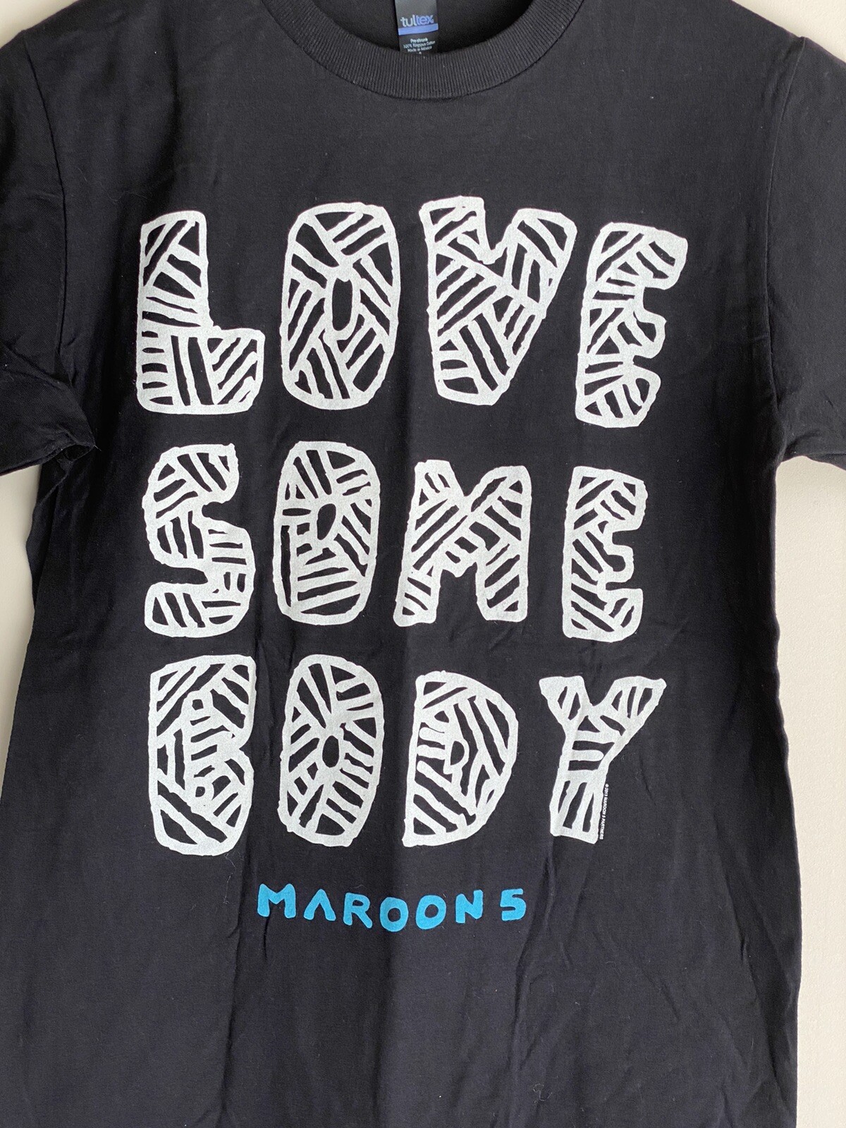 Maroon 5 Love Some Body Tour T-Shirt Men’s S Black Music Band New Adam Levine
