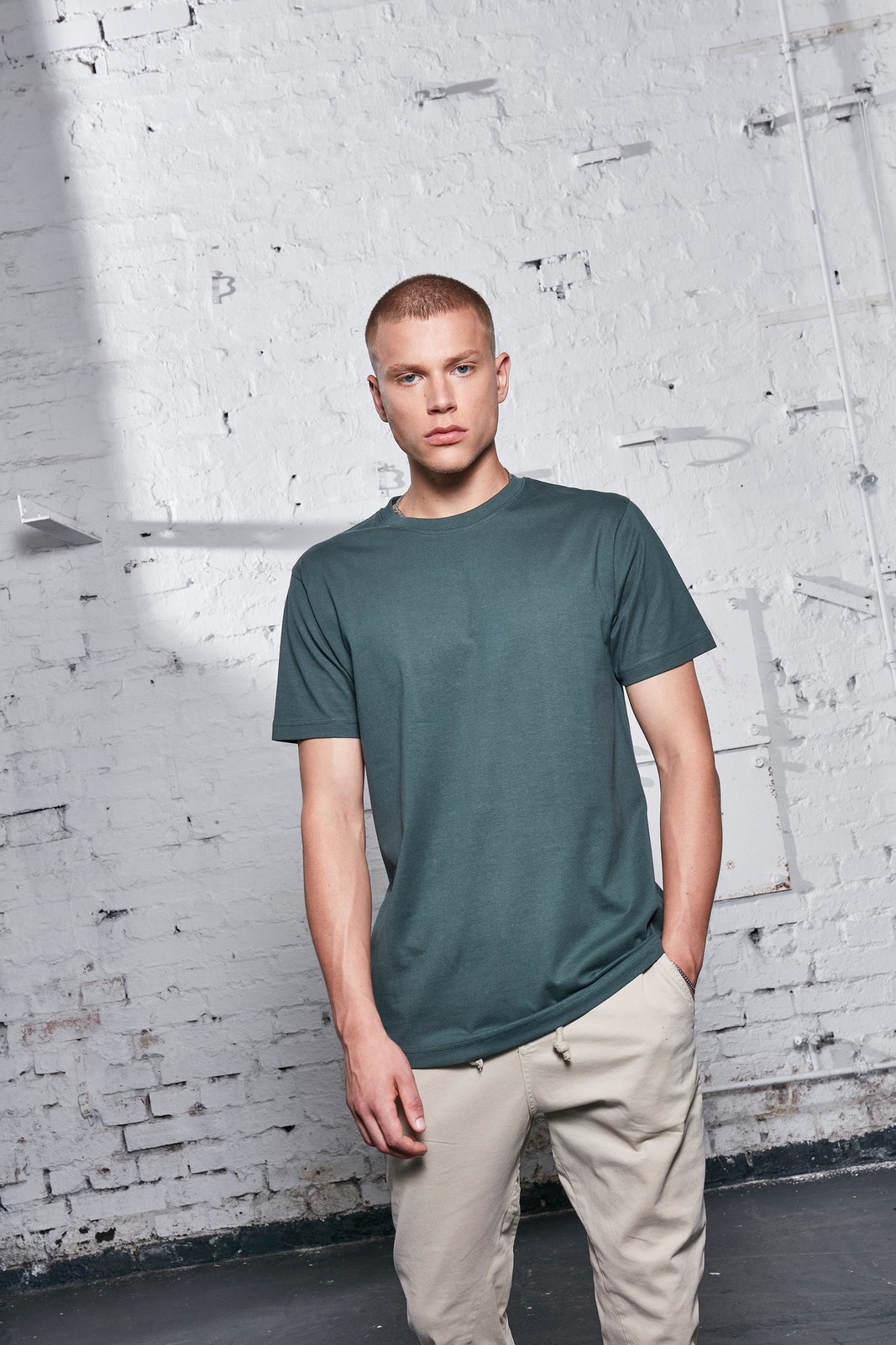 Round Neck T-Shirt – Adults Plain Short Sleeve soft Cotton Tee|Multiple colo (A)