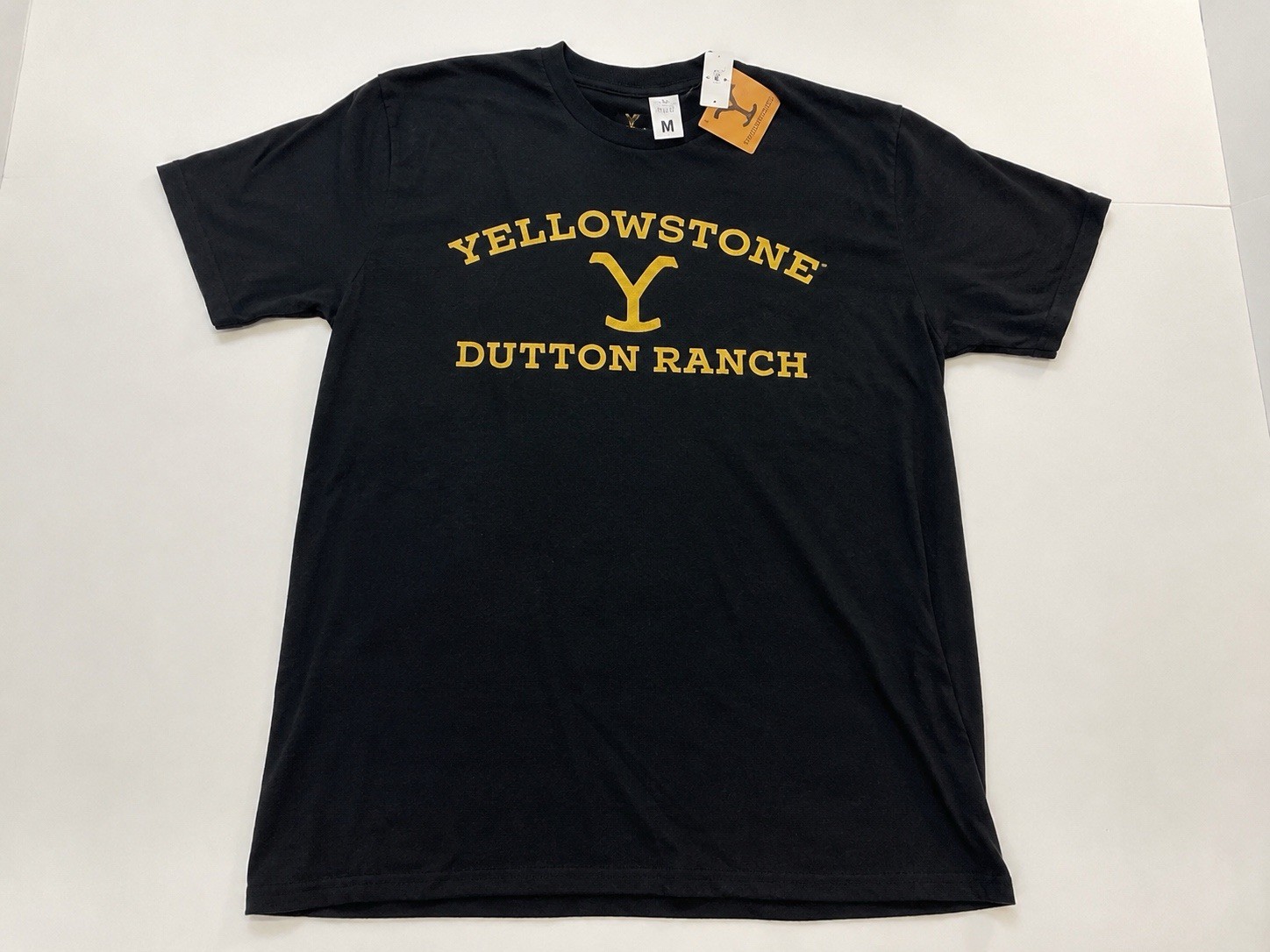 Yellowstone Dutton Ranch T Shirt Mens Medium NWT Brisco Brands Black Tee
