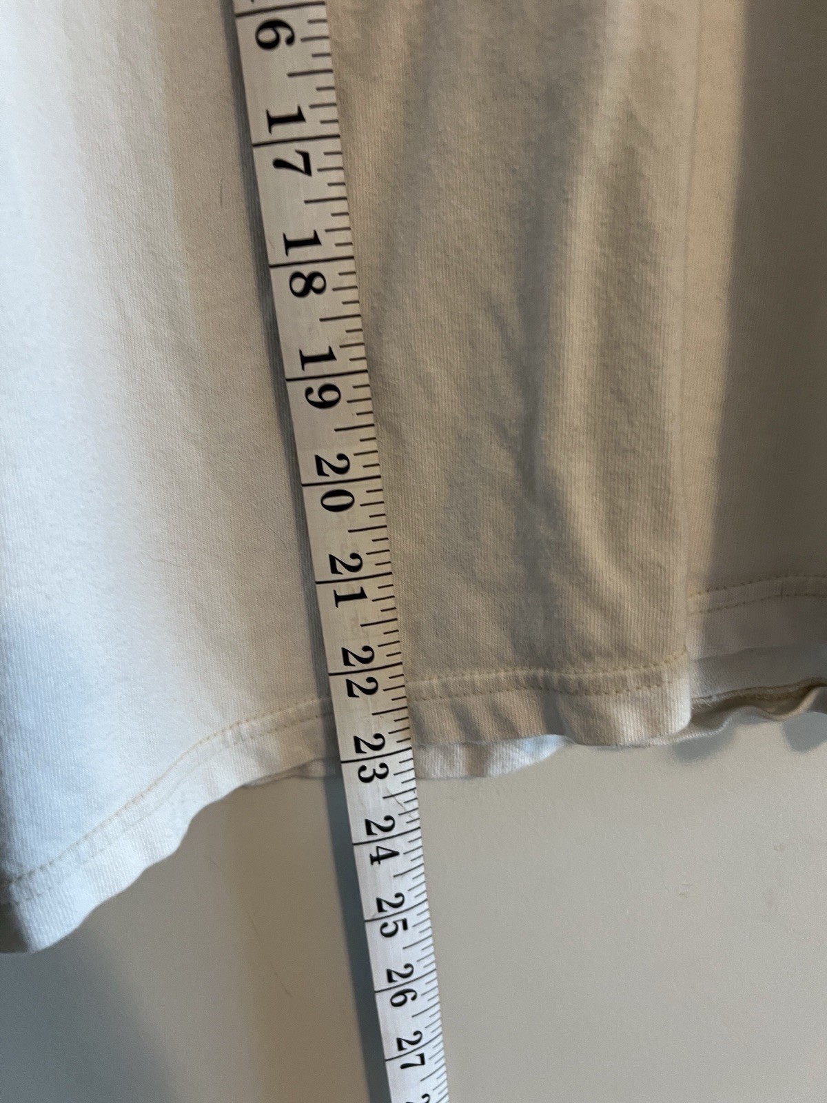 Whitesville Loopwheel T-Shirt White Size XL