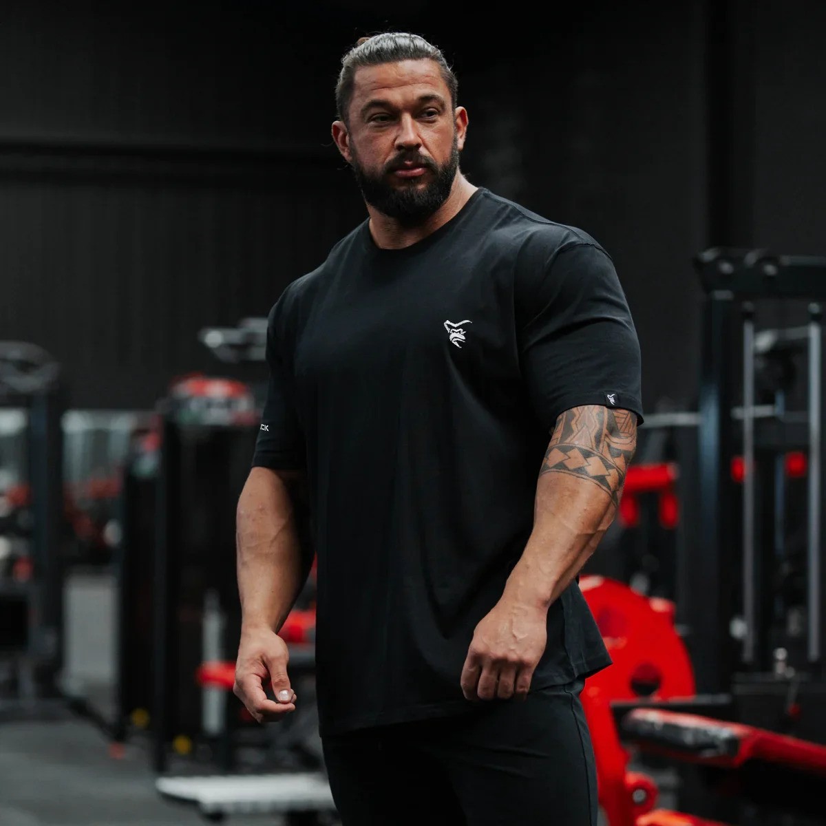 Men’s Sport Gym Fitness Training 100% Cotton Oversized Graphic Printed Tshirt