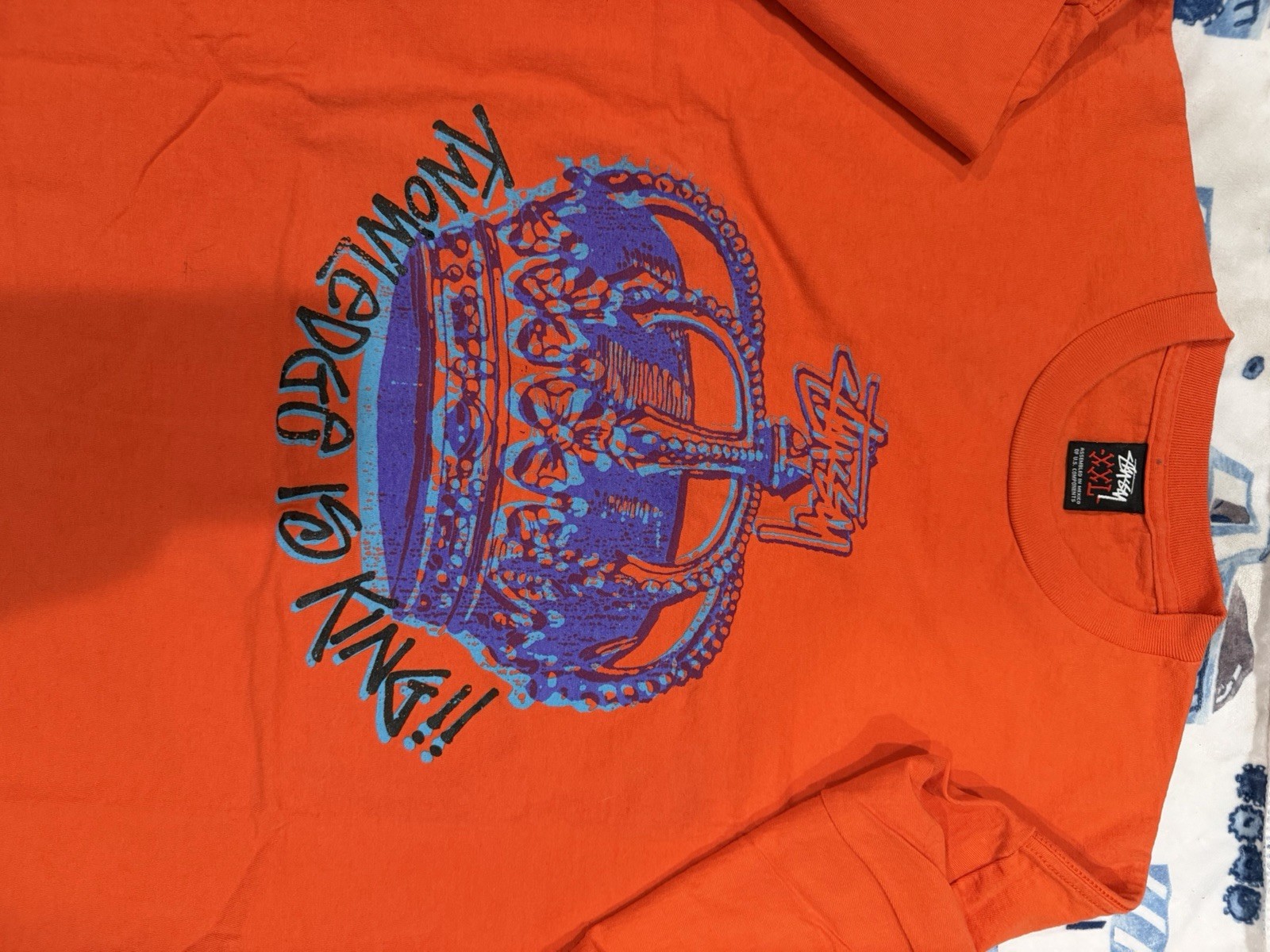 RARE Vintage Stussy Knowledge Is King Shirt