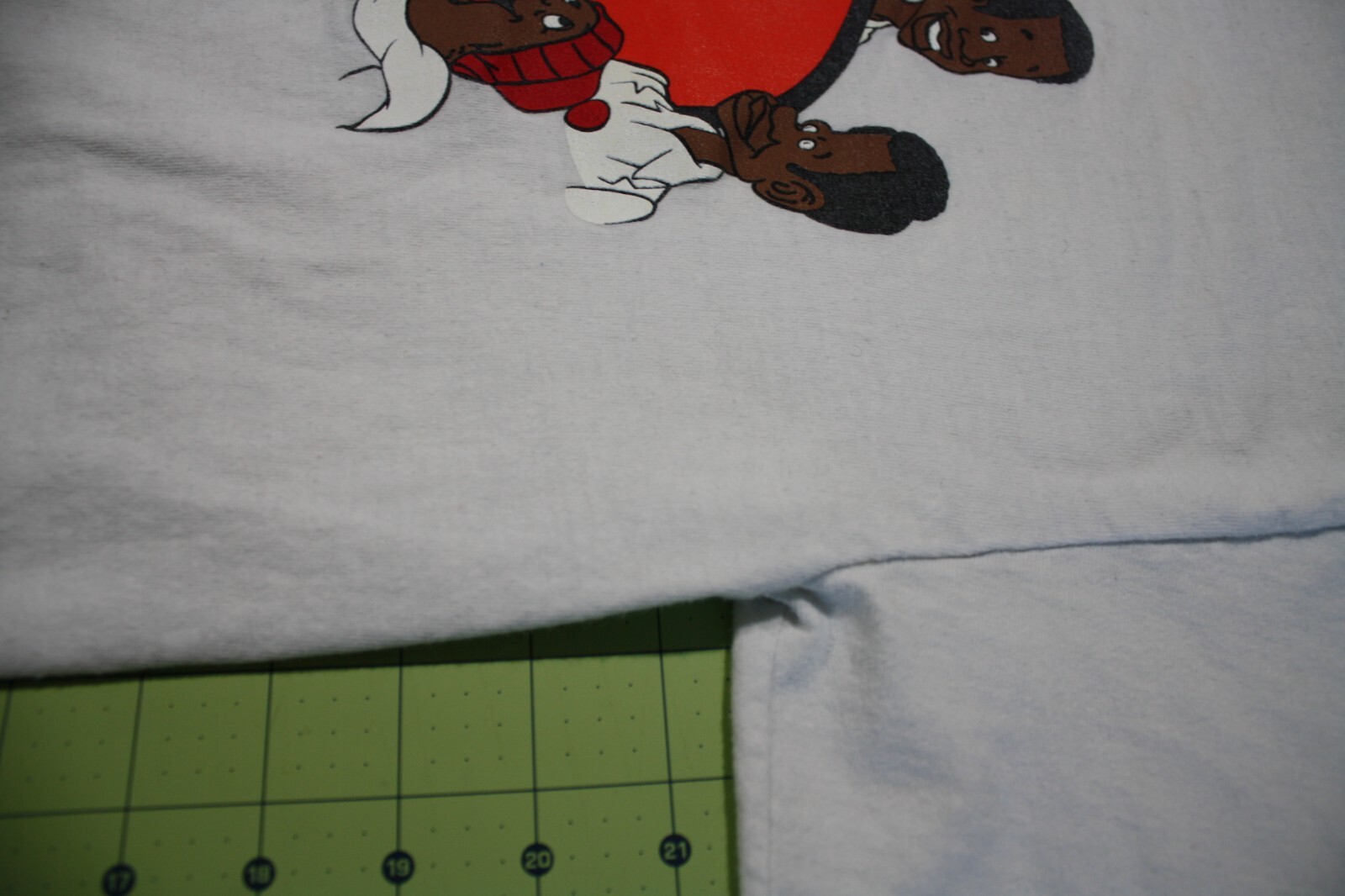 Vintage Junkyard Gang Fat Albert Shirt Size LG Front/Back Print Scene Not Herd