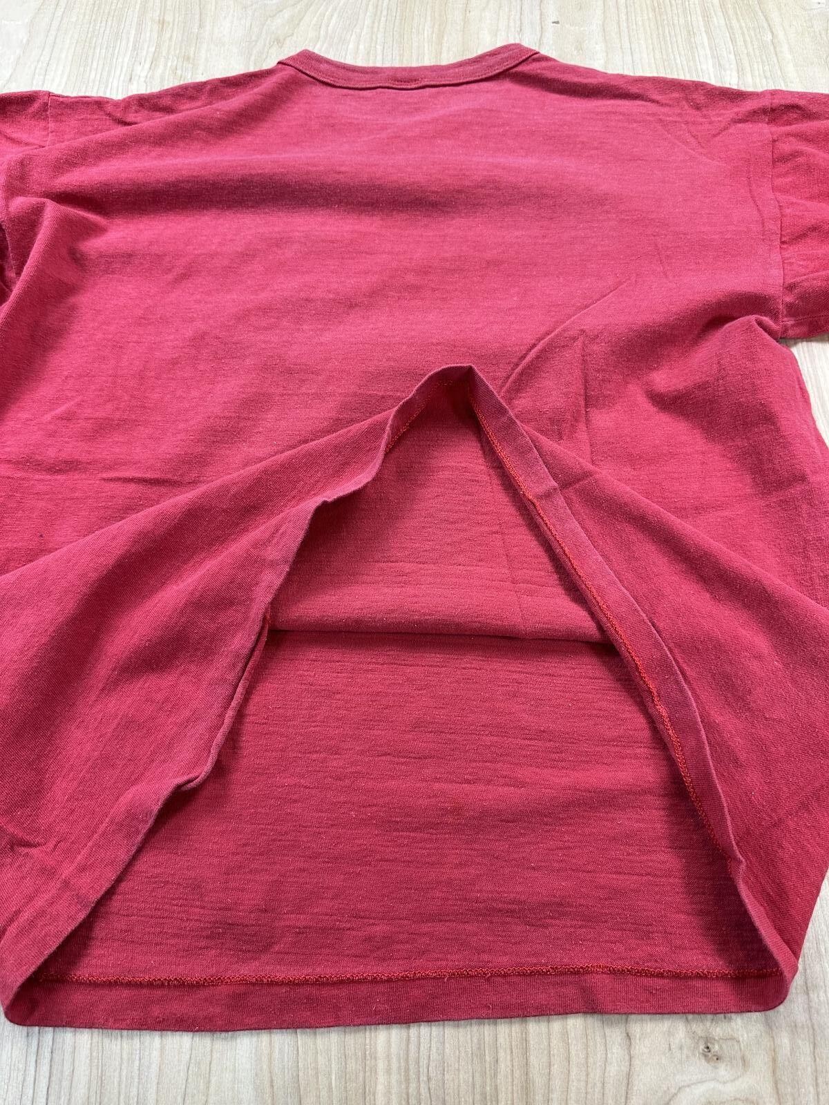 Vintage 80s Champion Indiana Single Stitch tshirt red Cotton xl usa faded soft