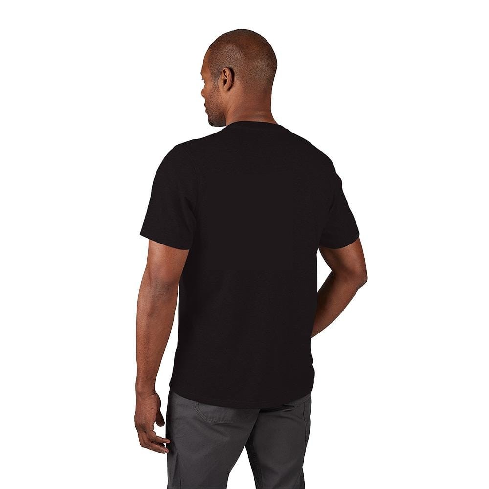 Milwaukee Men’s X-Large Black Cotton/Polyester Short-Sleeve Hybrid Work T-Shirt
