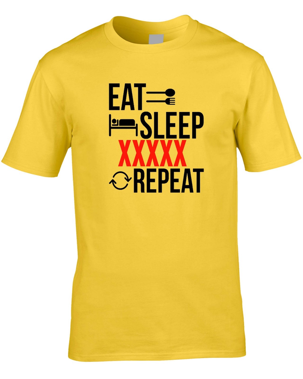 Gardener T-Shirt Eat Sleep Repeat Gift Idea Present Mens Gardening Allotment